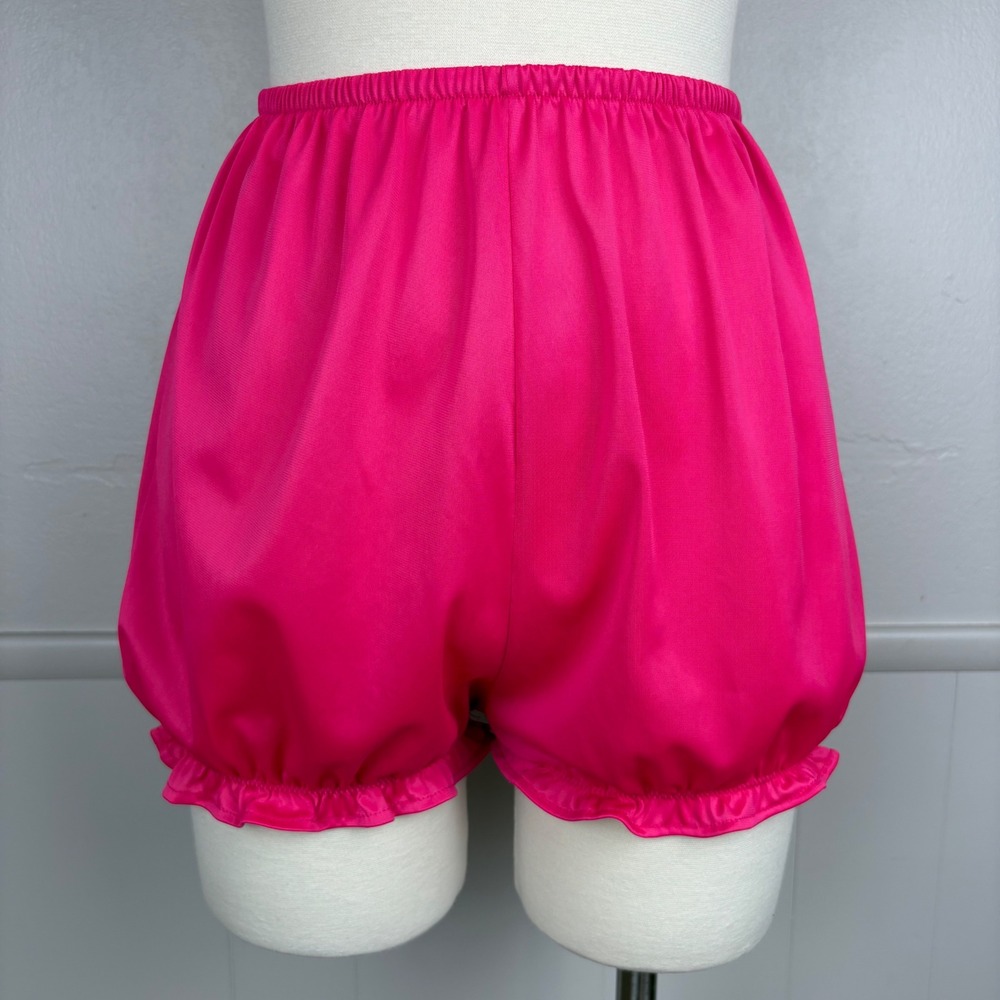 Henson Kickernick Vintage Pink Bloomers Size S 1950s Mid Century Ruffled Shorts